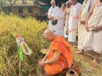 Bhoomi Pujana; Picture Courtesy Shri Jnanesh Hattangadi Bhat