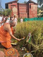 Bhoomi Pujana; Picture Courtesy Shri Jnanesh Hattangadi Bhat