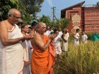 Bhoomi Pujana; Picture Courtesy Shri Jnanesh Hattangadi Bhat