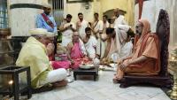 Maharudra Aarti by H.H. Swamiji and Palkhi Utsava at Mangeshi Temple, Goa on 30th Oct 2022