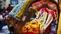 Maharudra Aarti by H.H. Swamiji and Palkhi Utsava at Mangeshi Temple, Goa on 30th Oct 2022