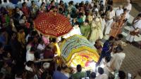 Maharudra Aarti by H.H. Swamiji and Palkhi Utsava at Mangeshi Temple, Goa on 30th Oct 2022