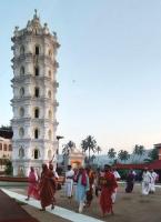 Maharudra Aarti by H.H. Swamiji and Palkhi Utsava at Mangeshi Temple, Goa on 30th Oct 2022