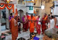 Maharudra Aarti by H.H. Swamiji and Palkhi Utsava at Mangeshi Temple, Goa on 30th Oct 2022