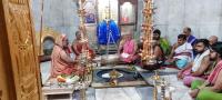 Maharudra Aarti by H.H. Swamiji and Palkhi Utsava at Mangeshi Temple, Goa on 30th Oct 2022
