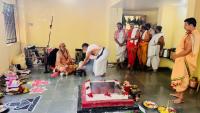 Mandala Puja by HH Swamiji at Shri Guru Math, Mallapur (14 April)