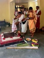 Mandala Puja by HH Swamiji at Shri Guru Math, Mallapur (14 April)