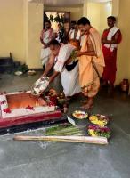 Mandala Puja by HH Swamiji at Shri Guru Math, Mallapur (14 April)