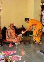Mandala Puja by HH Swamiji at Shri Guru Math, Mallapur (14 April)