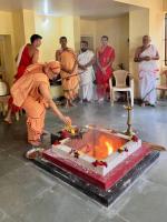 Mandala Puja by HH Swamiji at Shri Guru Math, Mallapur (14 April)