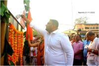 Naming ceremony: Shrimat Swami Pandurangashram Marg, Shirali