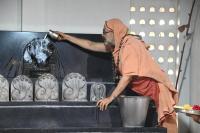 Jalabhisheka by HH Swamiji; Picture Courtesy Shri Dinesh Karkal