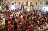 Dharma Sabha - Ashirvachana by HH Swamiji; Picture Courtesy Shri Dinesh Karkal