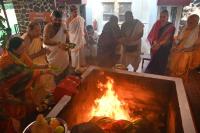 Shri Chandika Homa; Picture Courtesy Shri Dinesh Karkal