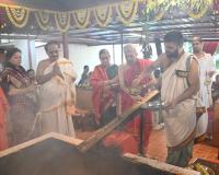 Shri Durga Homa; Picture Courtesy Shri Dinesh Karkal