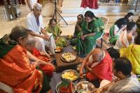 Shri Guru Paduka Pujana; Picture Courtesy Shri Dinesh Karkal