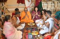 Shri Guru Paduka Pujana; Picture Courtesy Shri Dinesh Karkal