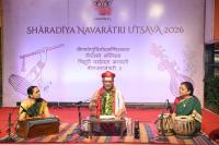 Kirtana on Shri Sadashiva Brahmendra Swami by Dr. Chaitanya Gulvady, Dharmapracharaka, SCM; Picture Courtesy Shri Dinesh Karkal