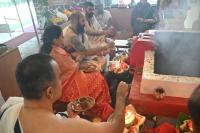 Shri Chandika Homa; Picture Courtesy Shri Dinesh Karkal