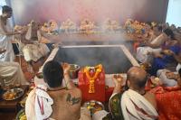 Shri Chandika Homa; Picture Courtesy Shri Dinesh Karkal