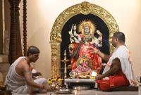Nitya Puja at Sannidhih-s; Picture Courtesy Shri Dinesh Karkal