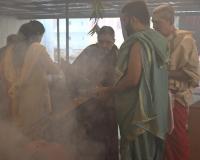 Shri Chandika Homa; Picture Courtesy Shri Dinesh Karkal