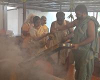 Shri Chandika Homa; Picture Courtesy Shri Dinesh Karkal