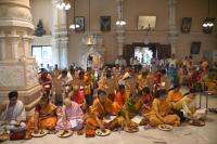 Lalita Trishati Kunkumarchana; Picture Courtesy Shri Dinesh Karkal