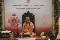 Ashirvachana by HH Swamiji, Shri Guru Paduka Pujana; Picture Courtesy Shri Dinesh Karkal