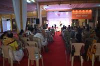 Talk on Shri Lalita Sahasranama Stotram by Shri Krishnanand Mankikar; Picture Courtesy Shri Dinesh Karkal