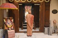 Aagamana of HH Swamiji for Shri Devi Pujana; Picture Courtesy Shri Dinesh Karkal