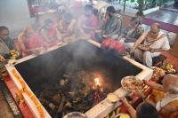 Shri Chandika Homa; Picture Courtesy Shri Dinesh Karkal