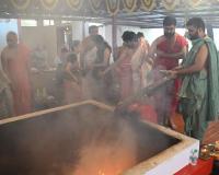 Shri Chandika Homa; Picture Courtesy Shri Dinesh Karkal