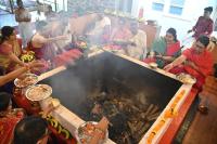 Shri Chandika Homa; Picture Courtesy Shri Dinesh Karkal