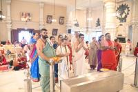 Samuhika Prarthana by for Standing Committee Meeting; Picture Courtesy Shri Dinesh Karkal