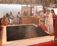 Shri Durga Homa; Picture Courtesy Shri Dinesh Karkal