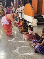 Kumarika Puja; Picture Courtesy Shri Jnanesh Hattangadi Bhat
