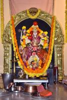 Pujana-s at the Durga Parameshwari Temple, and Samadhi Sannidhih of HH Shrimat Parijnanashram Swamiji III in Karla on Shishya Sweekar Jayanti