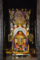 Pujana-s at the Durga Parameshwari Temple, and Samadhi Sannidhih of HH Shrimat Parijnanashram Swamiji III in Karla on Shishya Sweekar Jayanti