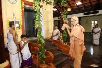 Punar Pratishtha and Kalasha Sthapana at Guru Math, Mallapur on 14 Feb 2021