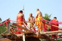 Punar Pratishtha and Kalasha Sthapana at Guru Math, Mallapur on 14 Feb 2021