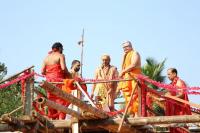 Punar Pratishtha and Kalasha Sthapana at Guru Math, Mallapur on 14 Feb 2021
