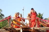 Punar Pratishtha and Kalasha Sthapana at Guru Math, Mallapur on 14 Feb 2021