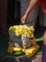 Shilanyas at Shri Mathada Sid dhivinayaka Temple, Neelkantha, Shirali