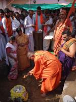 Shilanyas at Shri Mathada Sid dhivinayaka Temple, Neelkantha, Shirali
