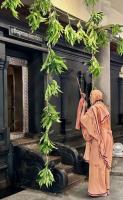 Shodashopachar Puaja at H. H. Shrimat Krishnashram Swamiji Sannidhi - SCM, Shirali (12 March 2024)