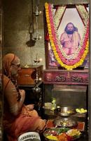 Shodashopachar Puja at HH Shrimat Parijnanashram Swamiji III Paduka Sannidhi, SCM-Shirali (19 March 2024)