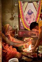 Shodashopachar Puja at HH Shrimat Parijnanashram Swamiji III Paduka Sannidhi, SCM-Shirali (19 March 2024)