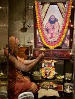 Shodashopachar Puja at HH Shrimat Parijnanashram Swamiji III Paduka Sannidhi, SCM-Shirali (19 March 2024)