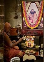 Shodashopachar Puja at HH Shrimat Parijnanashram Swamiji III Paduka Sannidhi, SCM-Shirali (19 March 2024)